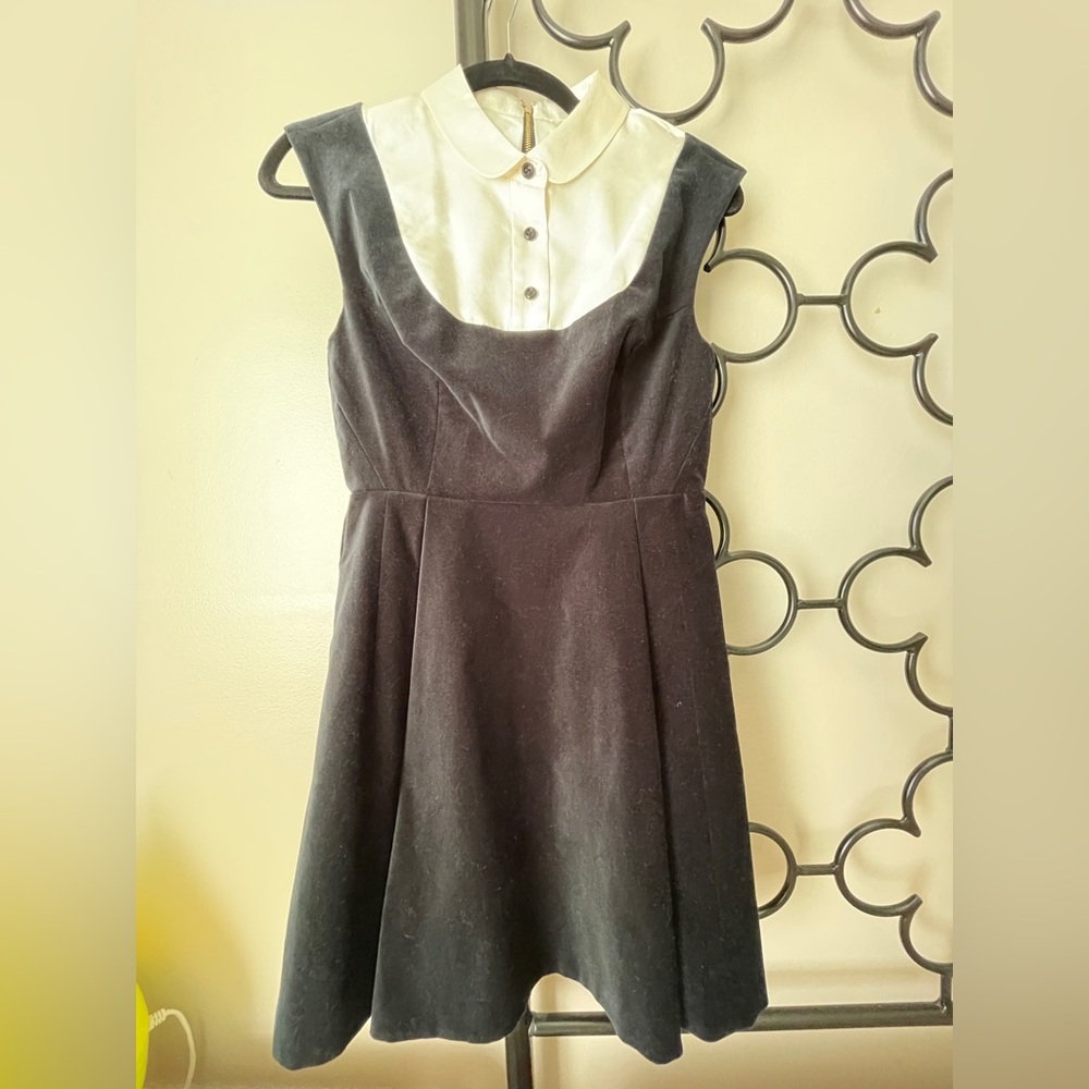 Kate Spade Black Velvet Dress NWT